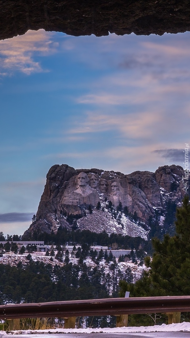 Wykuty pomnik Mount Rushmore National Memorial