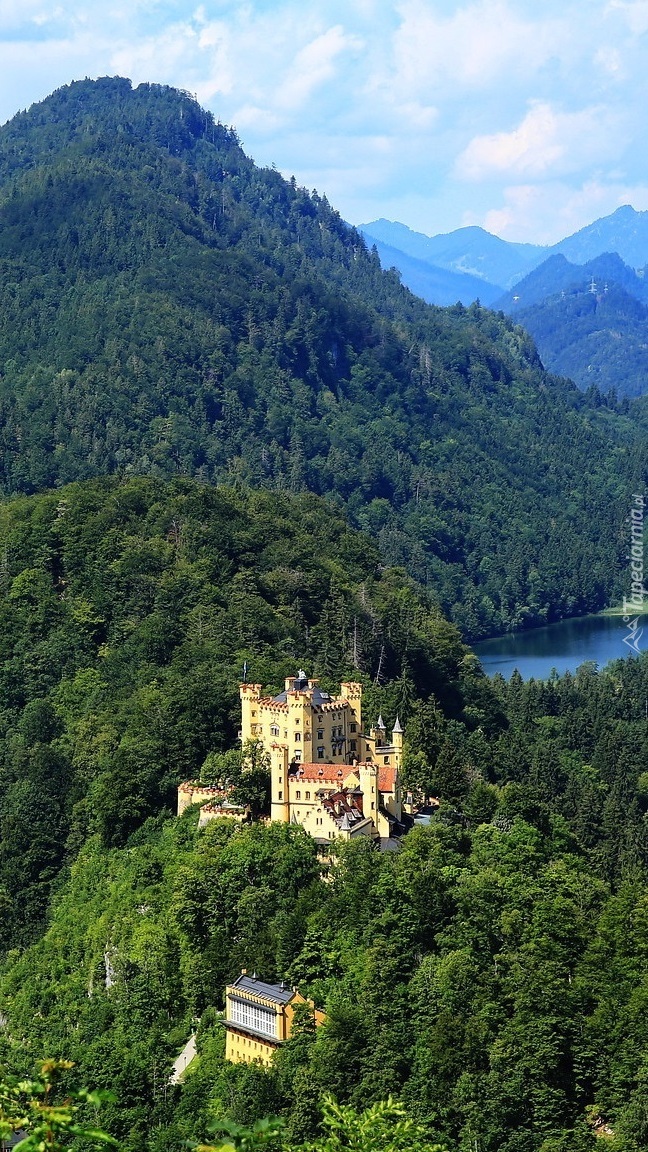 Zamek Hohenschwangau w Bawarii