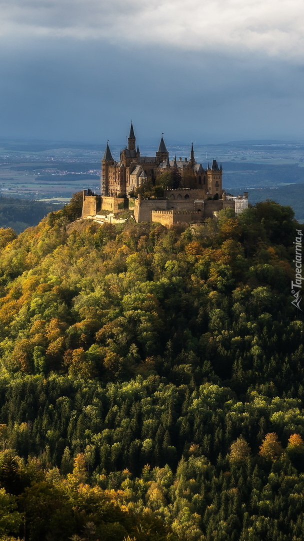 Zamek i góra Hohenzollern