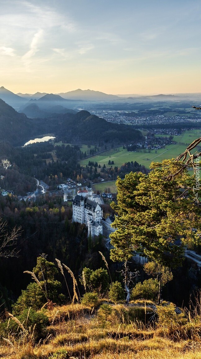 Zamek Neuschwanstein w Niemczech