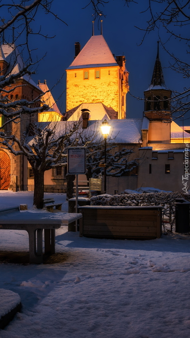 Zamek Oberhofen w Szwajcarii