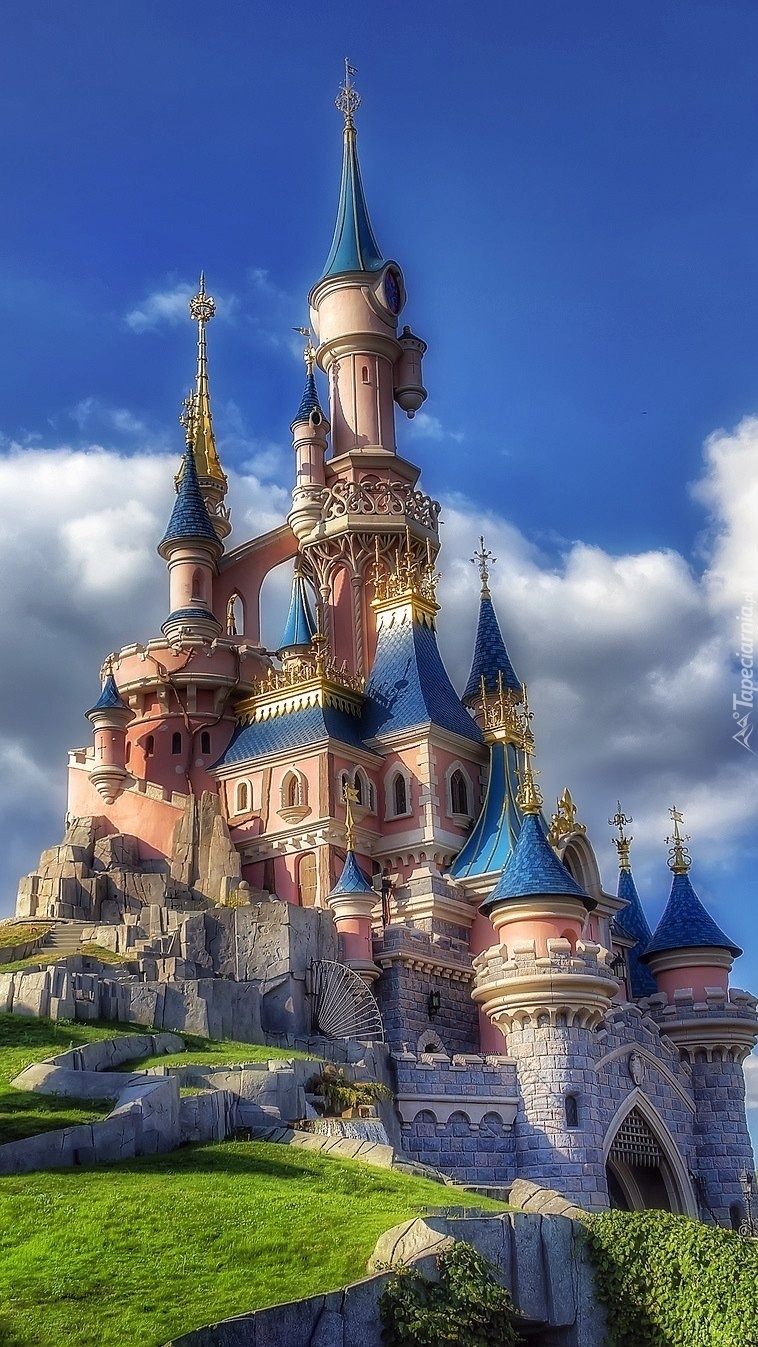 Zamek Roszpunki w Disneylandzie