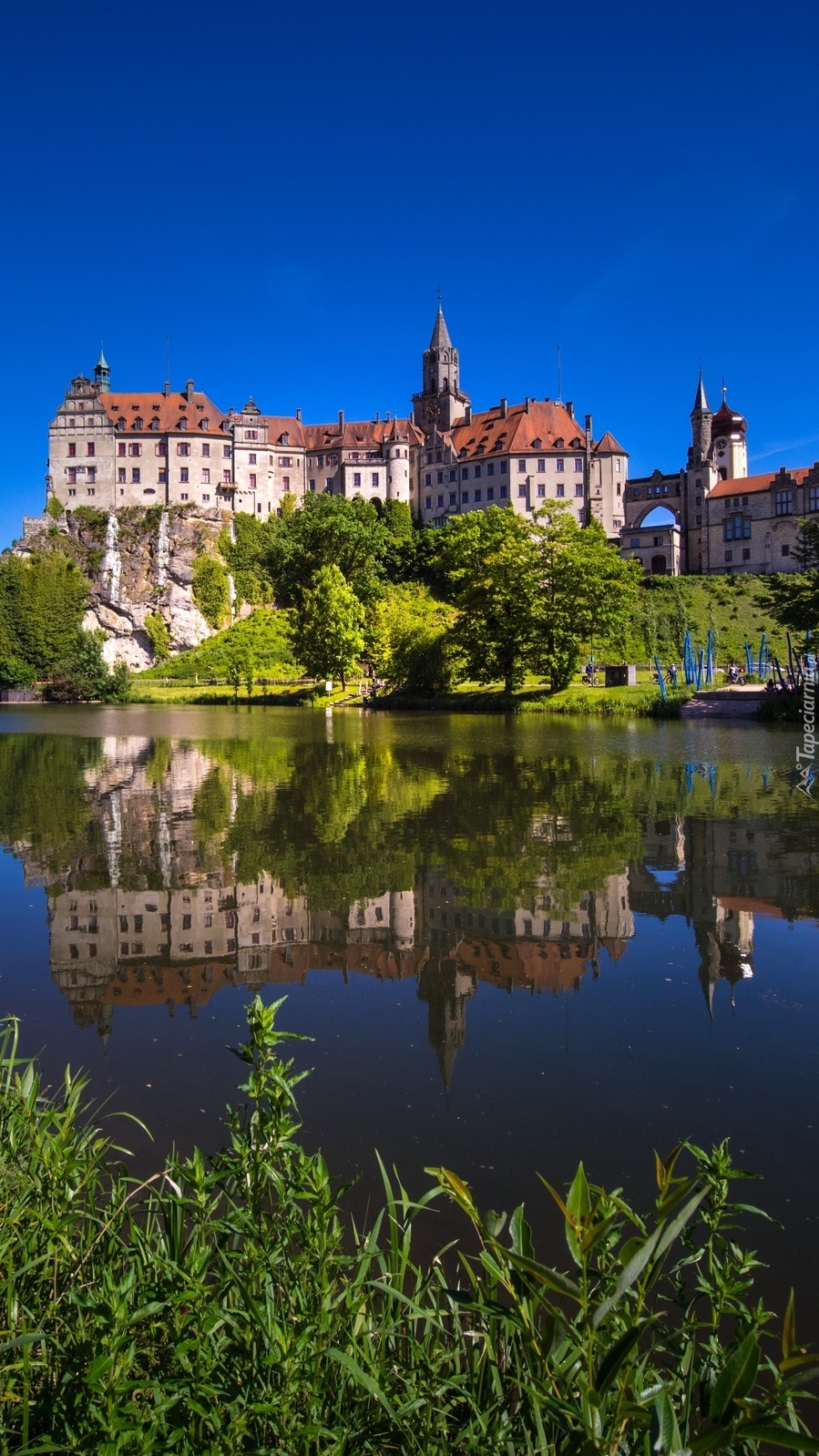 Zamek Sigmaringen nad Dunajem