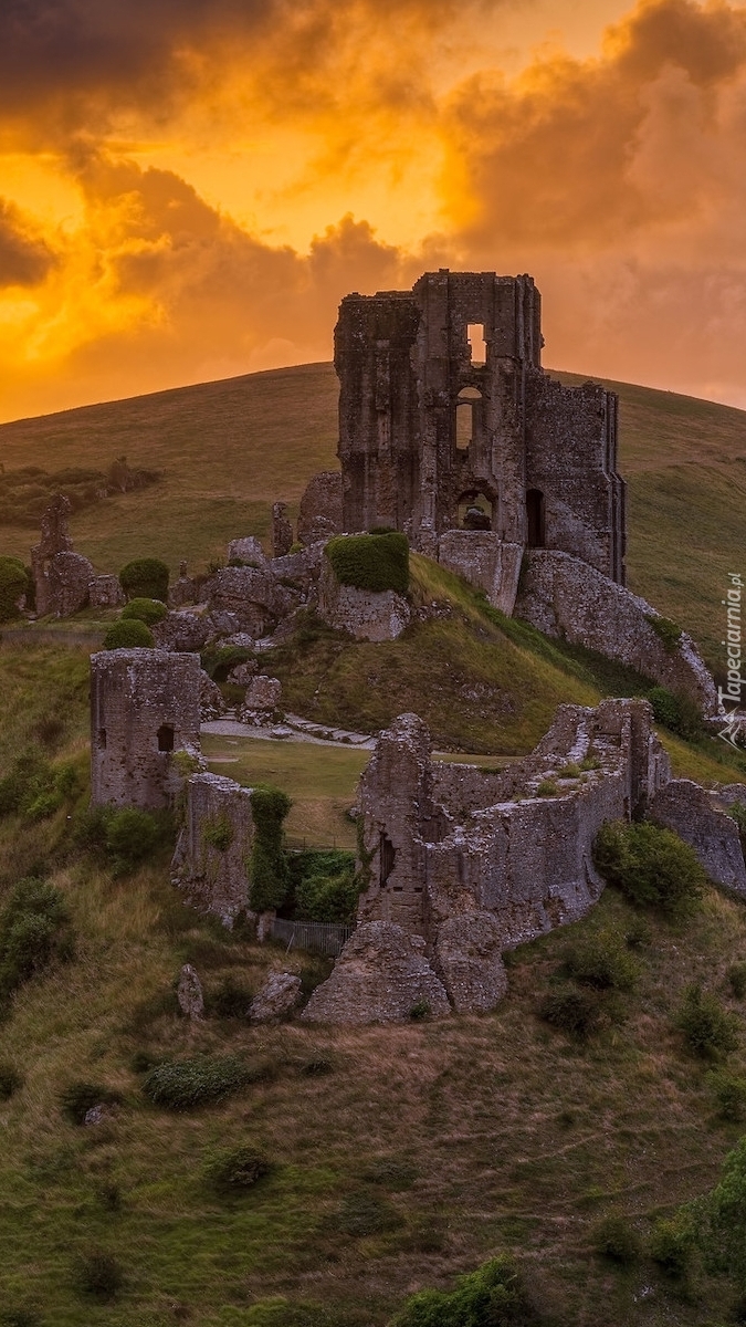 Zamek w Corfe Castle