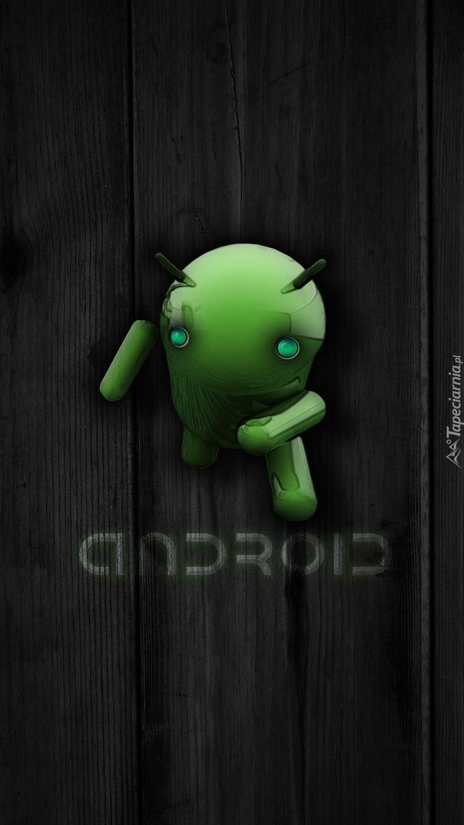 Zielony android