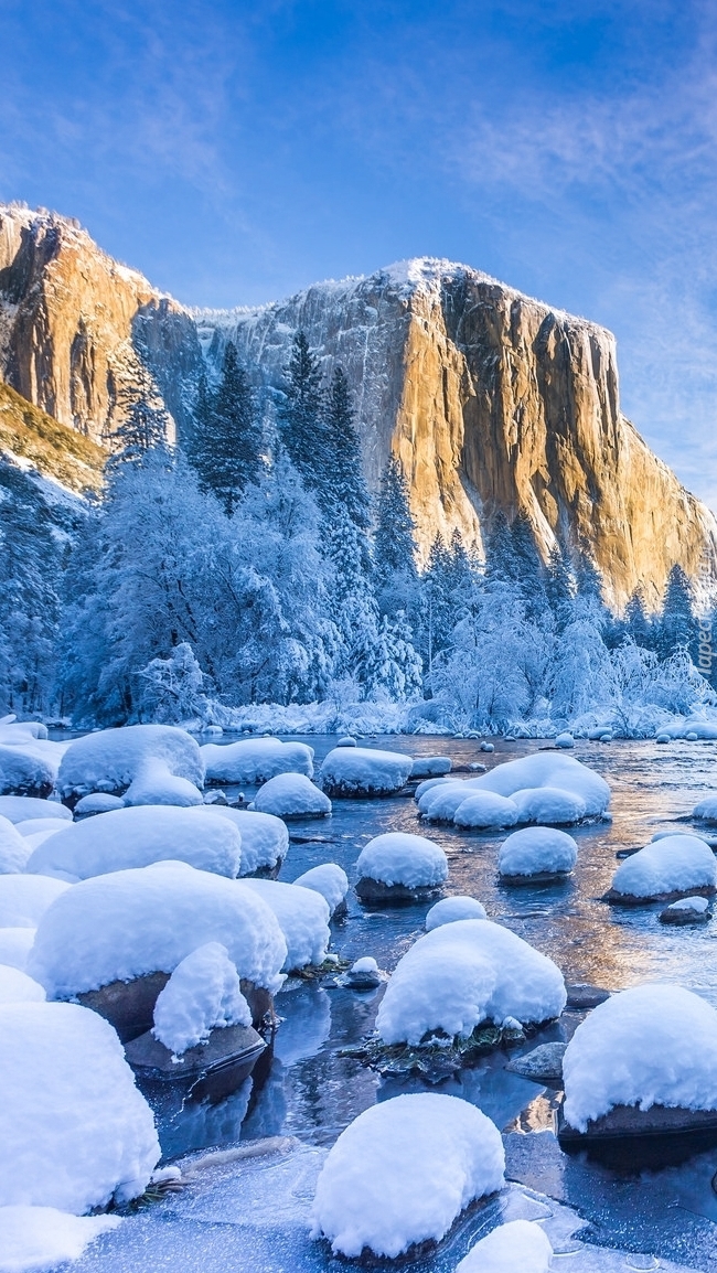 Zima w Parku Narodowym Yosemite