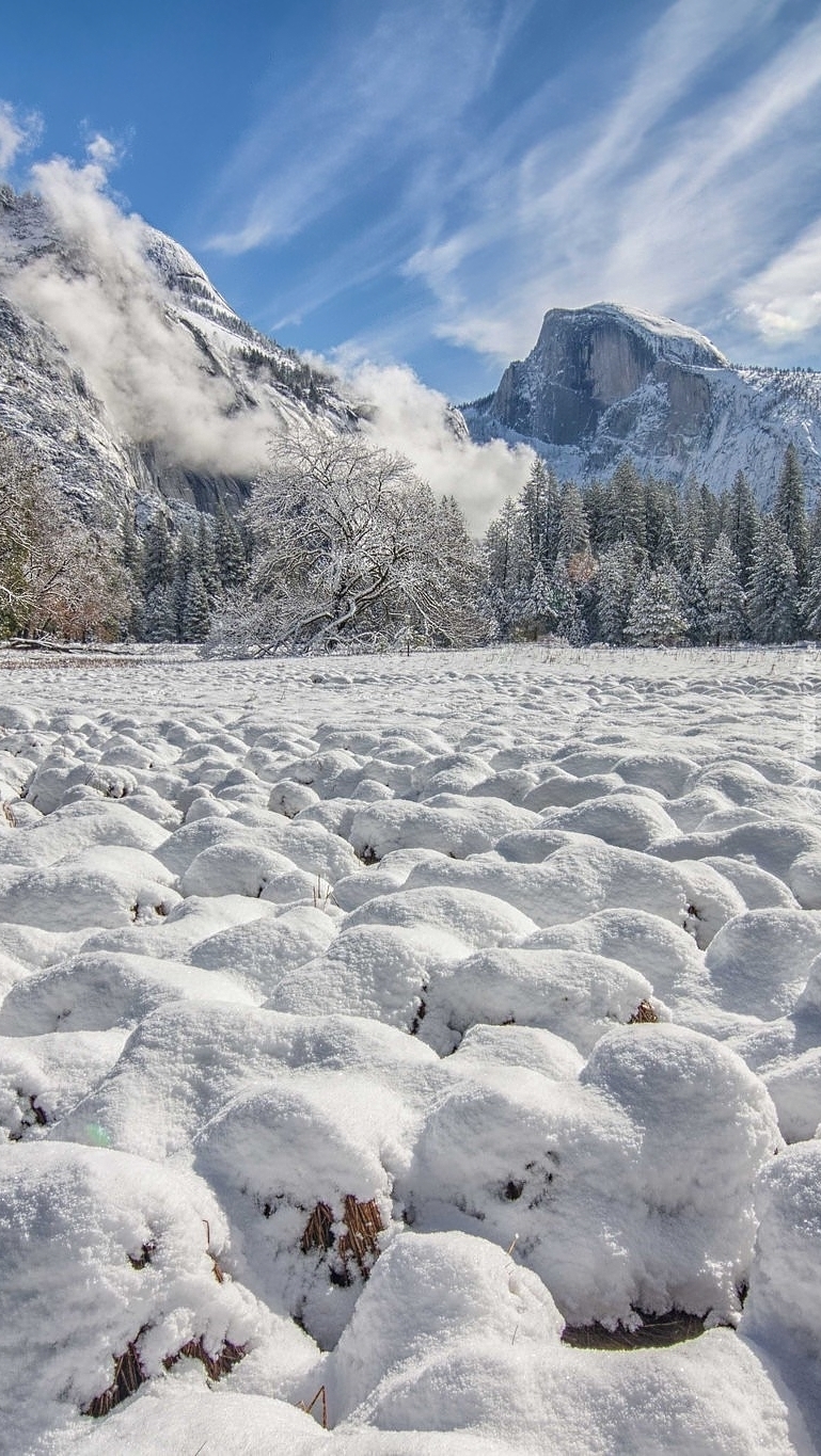 Zima w Parku Narodowym Yosemite