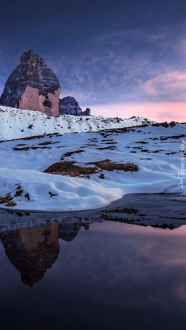 Zima we włoskich Dolomitach