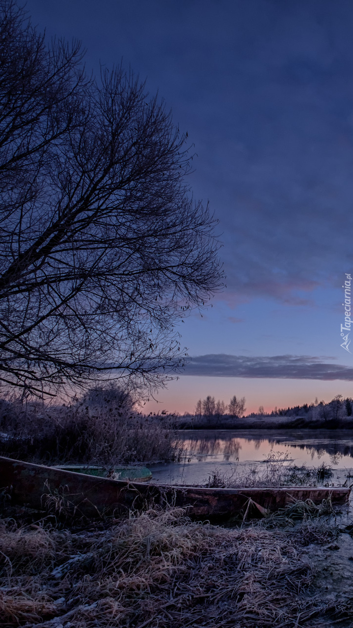 Zmierzch nad rzeką