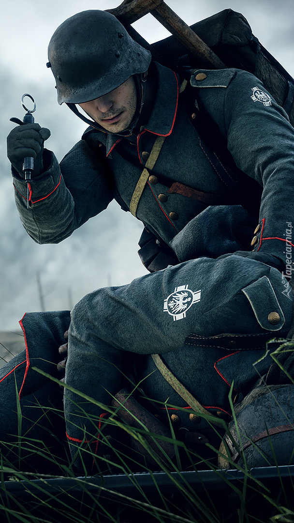 Żołnierz z gry Battlefield 1