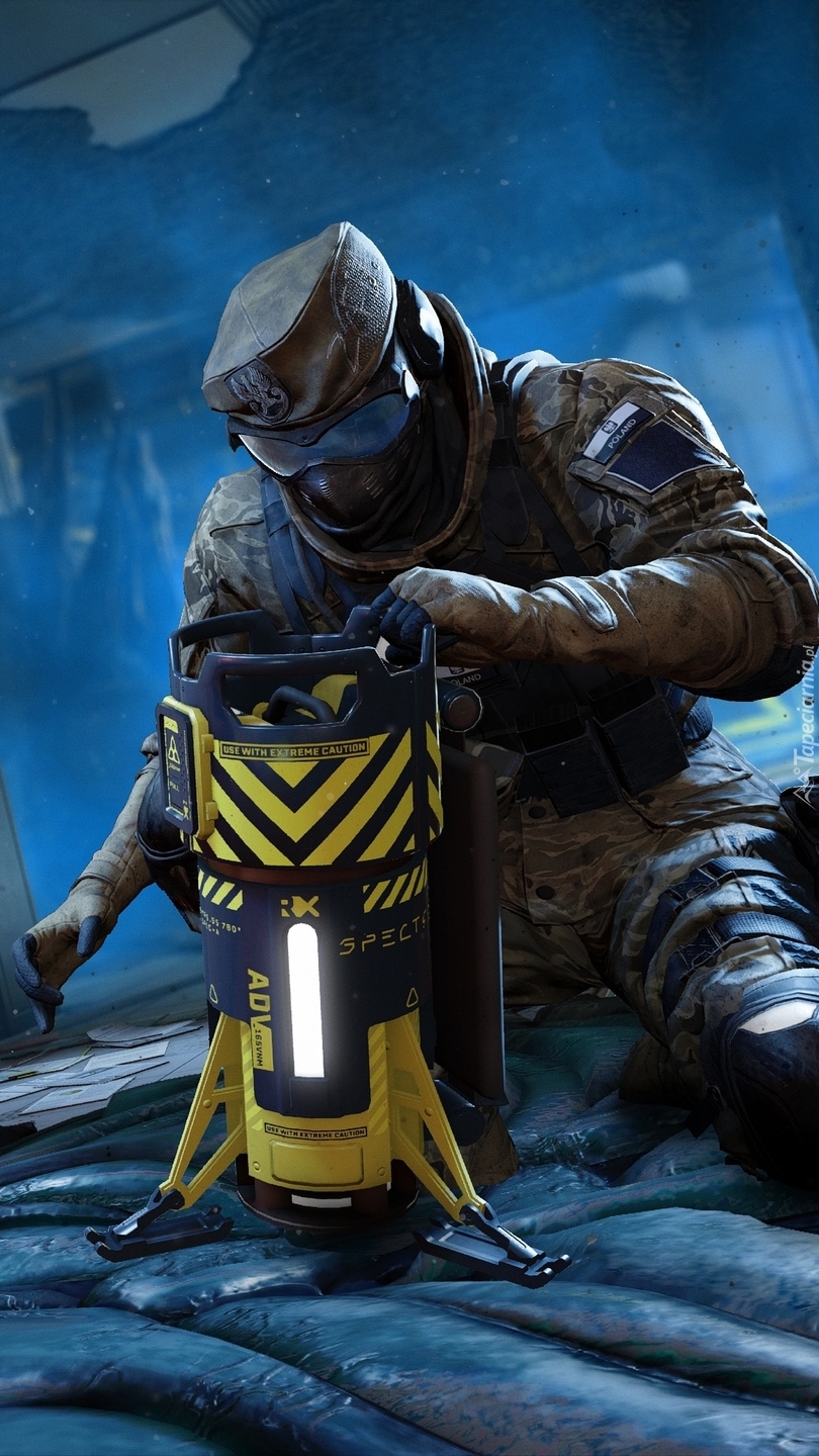 Żołnierz z gry Tom Clancys Rainbow Six Extraction