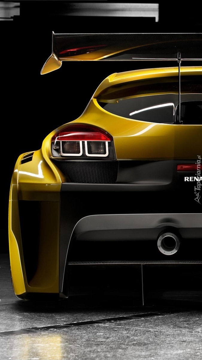Żółte Renault Megane
