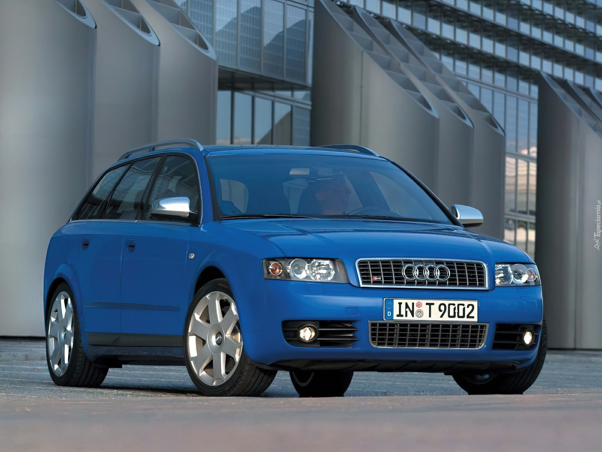 Niebieski, Audi S6, Avant