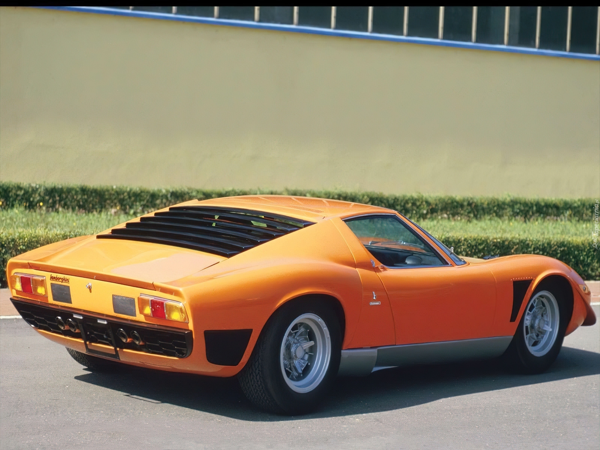 Lamborghini, Miura, Jota, Tył