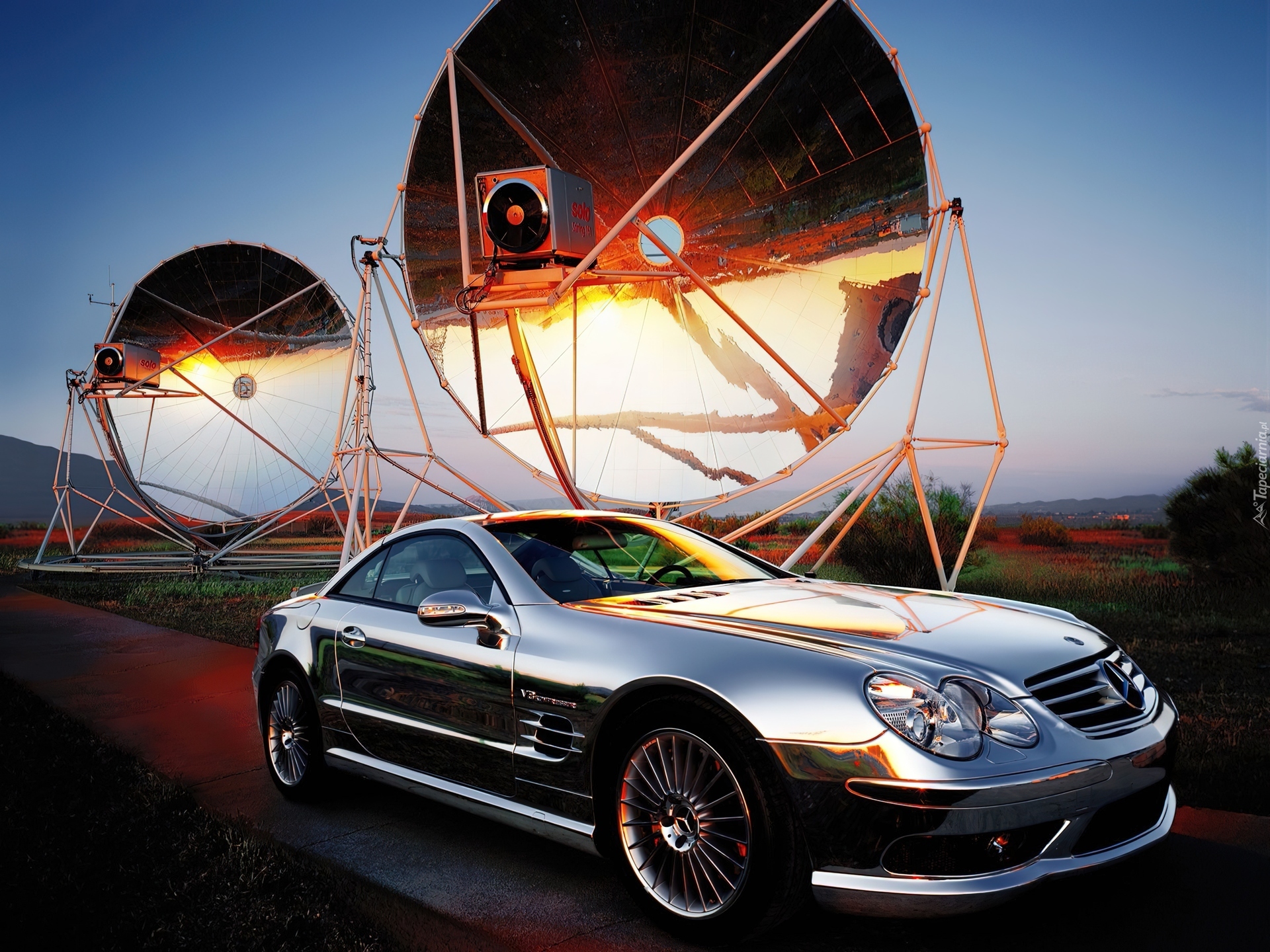 Mercedes SL, Chrom