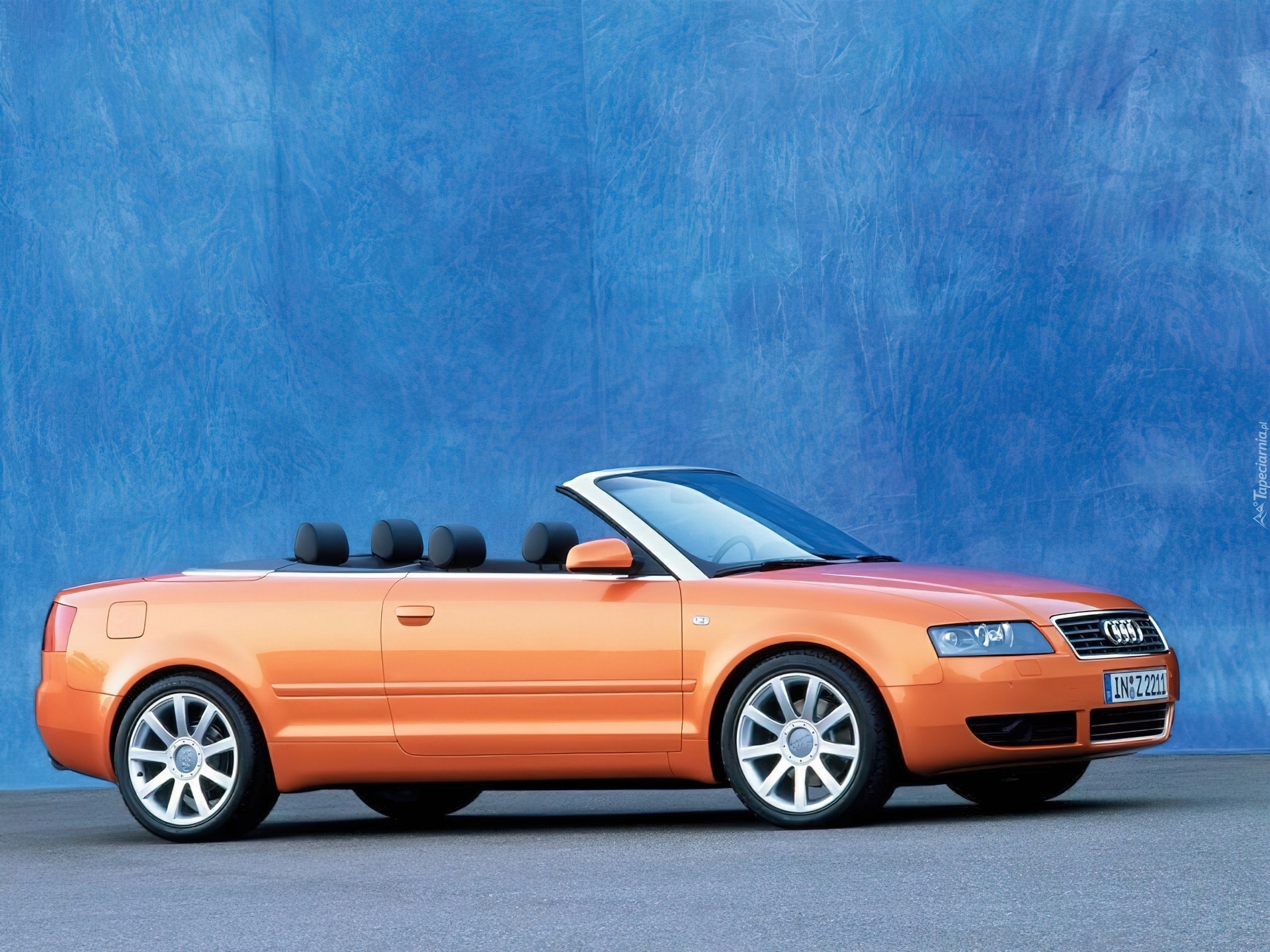 Audi A4, Cabrio, Pomarańczowe