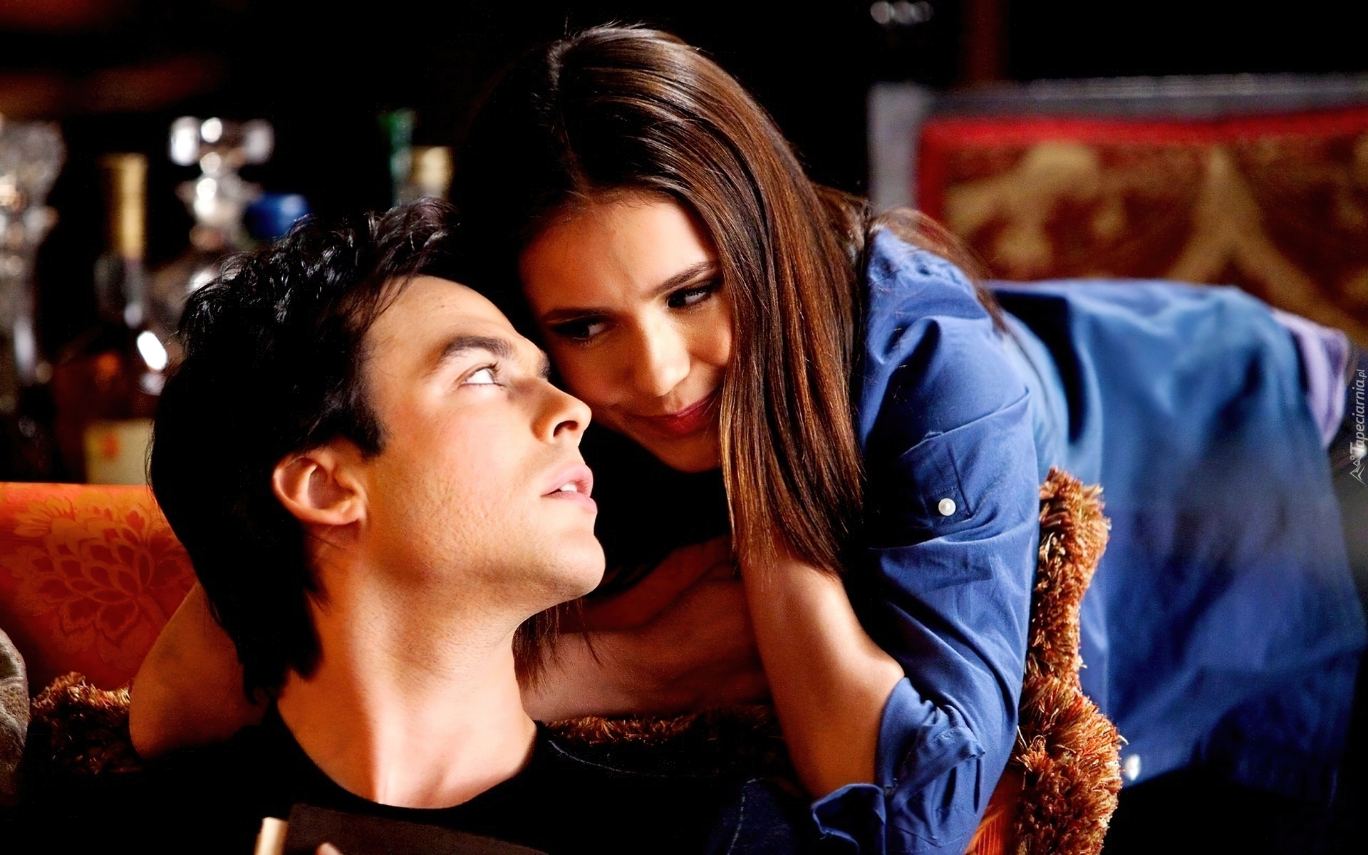 Pamiętniki wampirów, The Vampirie Diaries, Ian Somerhalder, Nina Dobrev