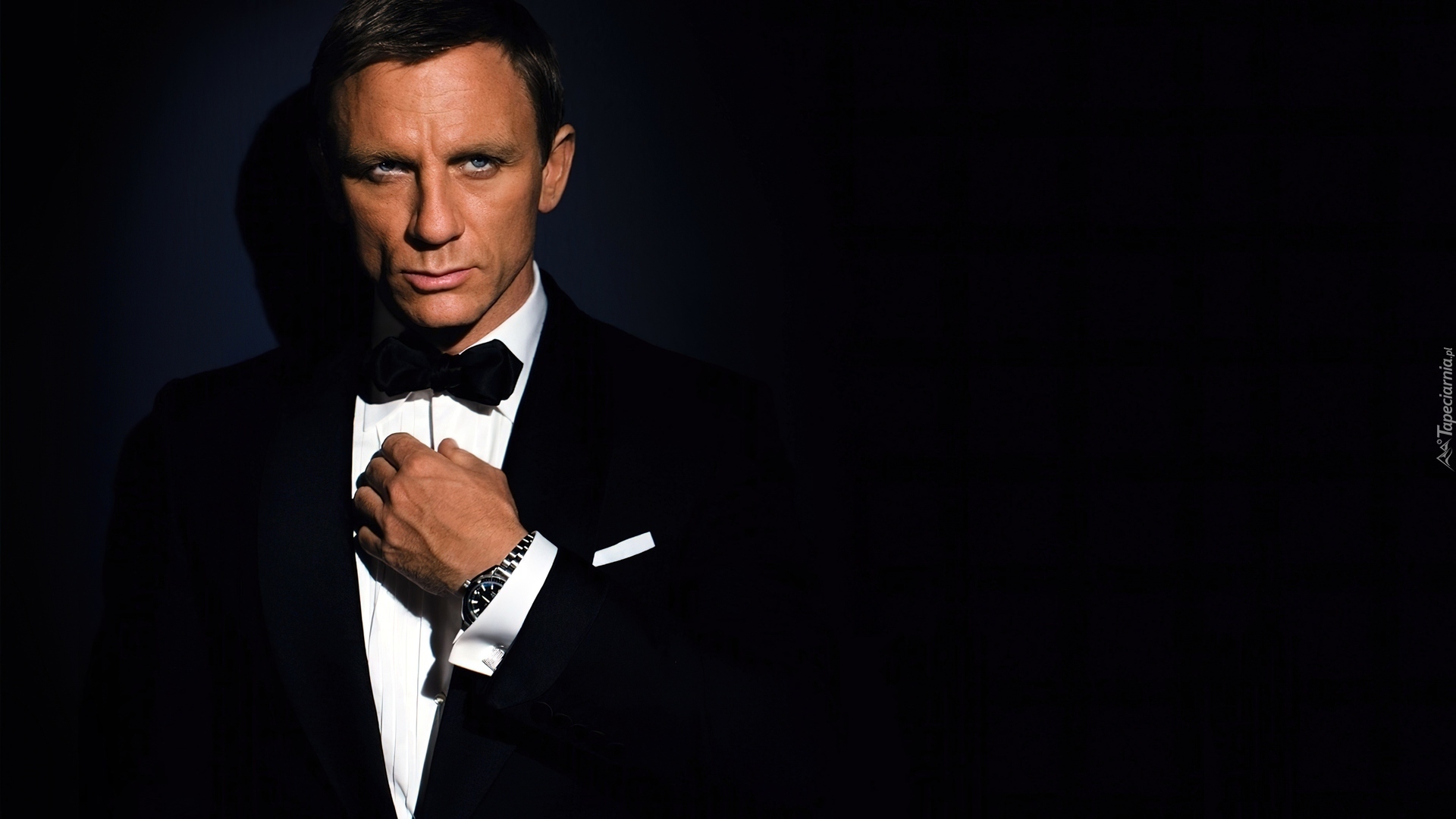 Daniel Craig, Aktor, Garnitur, Zegarek, Muszka