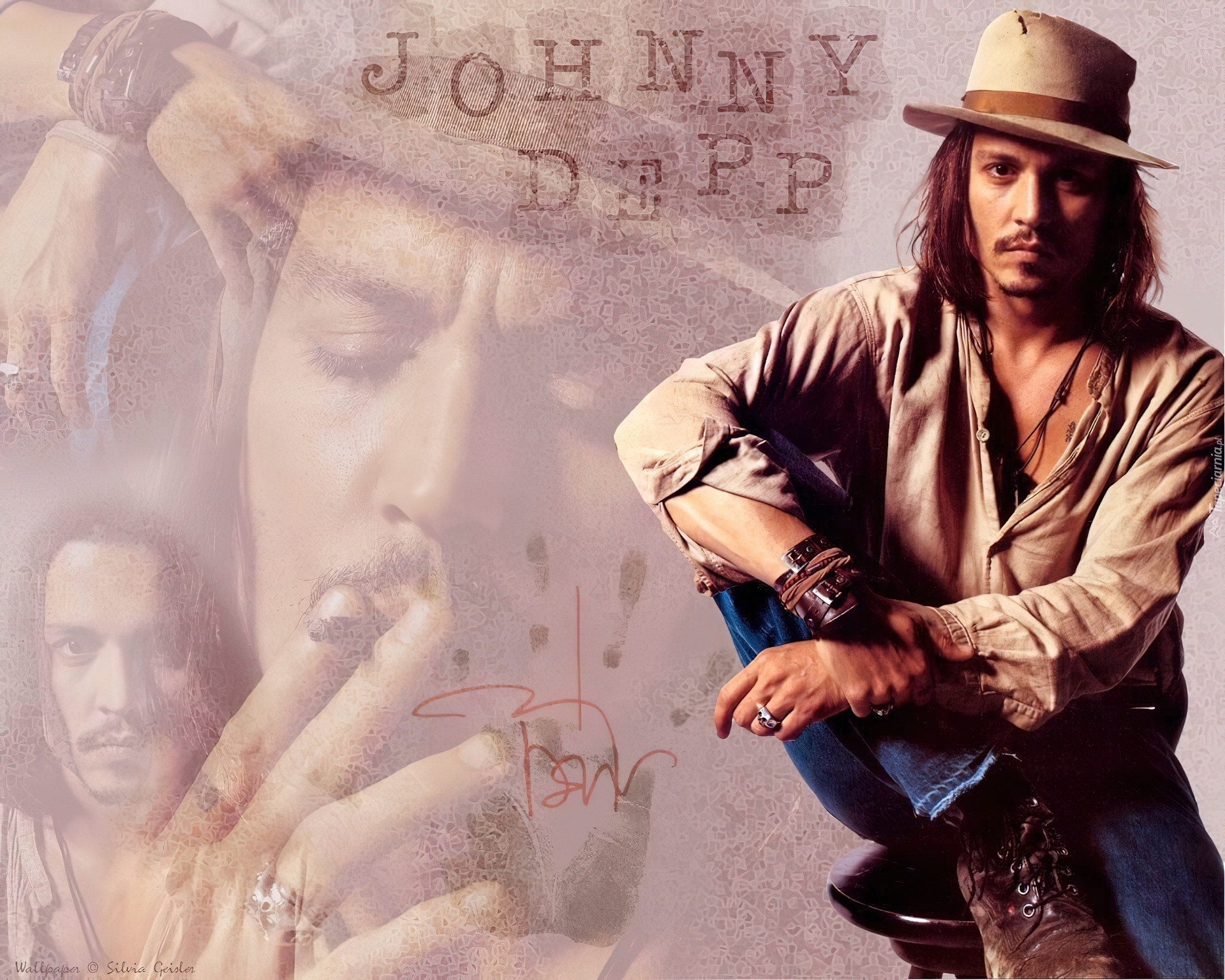 Johnny Depp, Napis