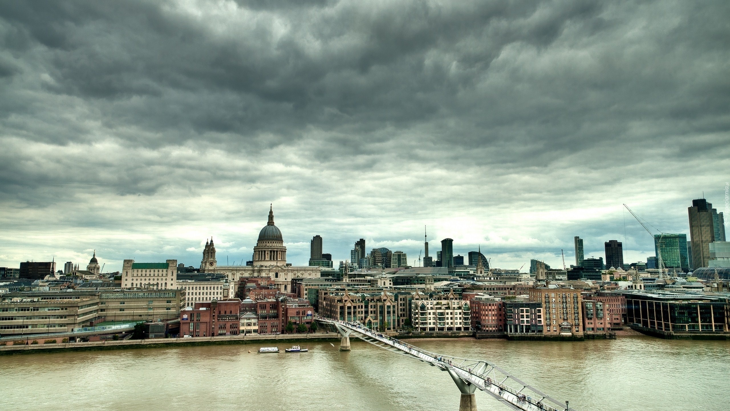 Londyn, Rzeka, Most, Millenium