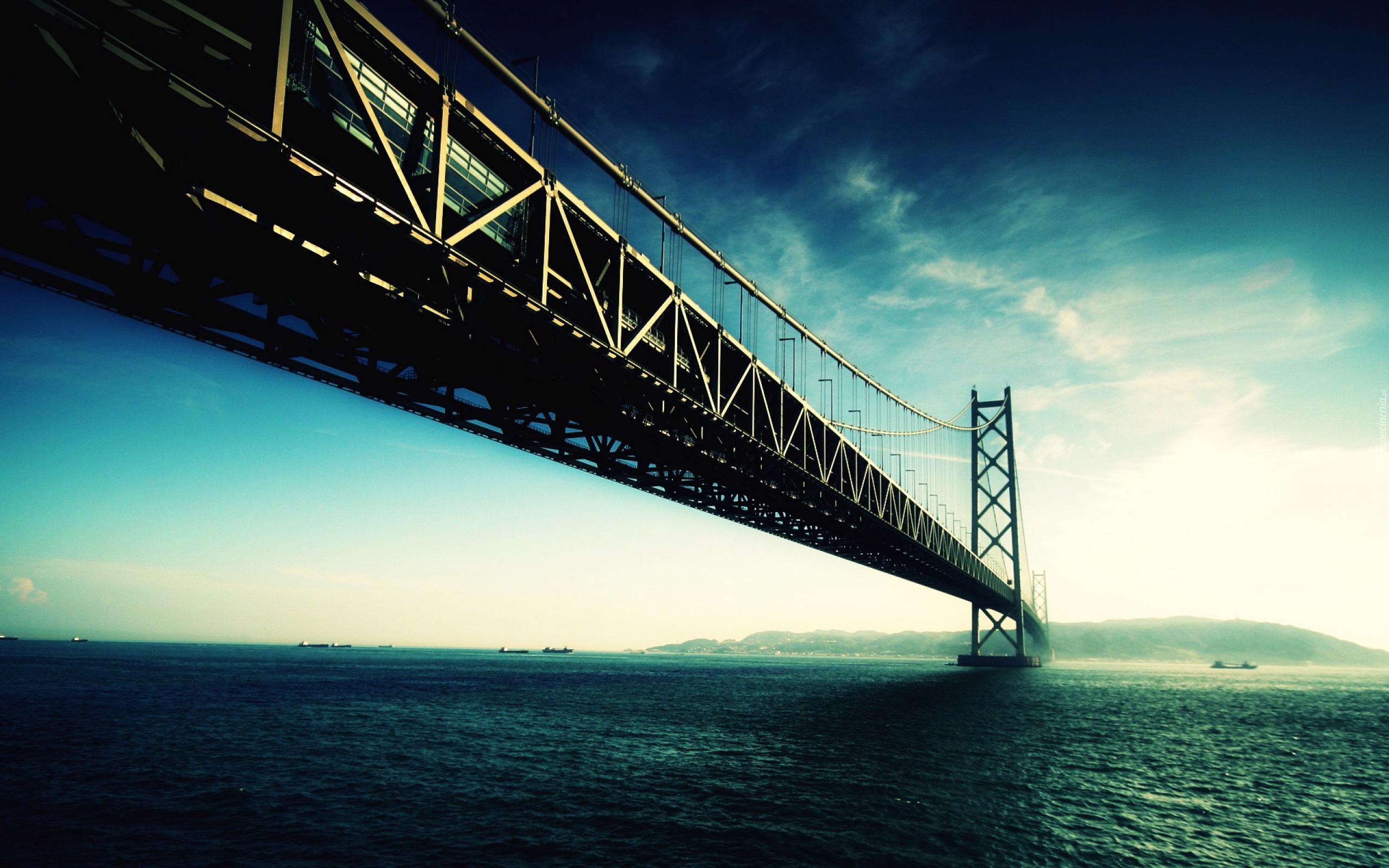 Most, Golden Gate, San Francisco, Ocean, Chmury