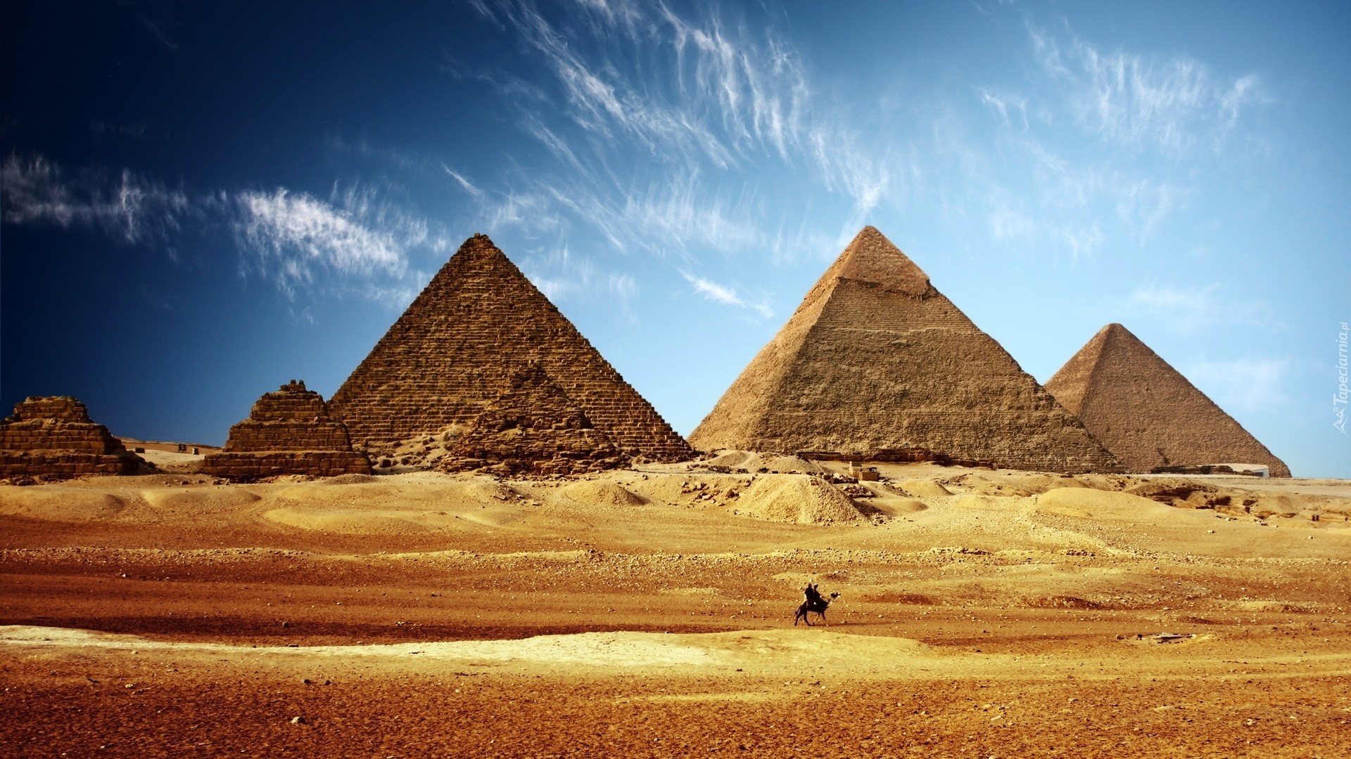 Egipt, Piramidy, Pustynia