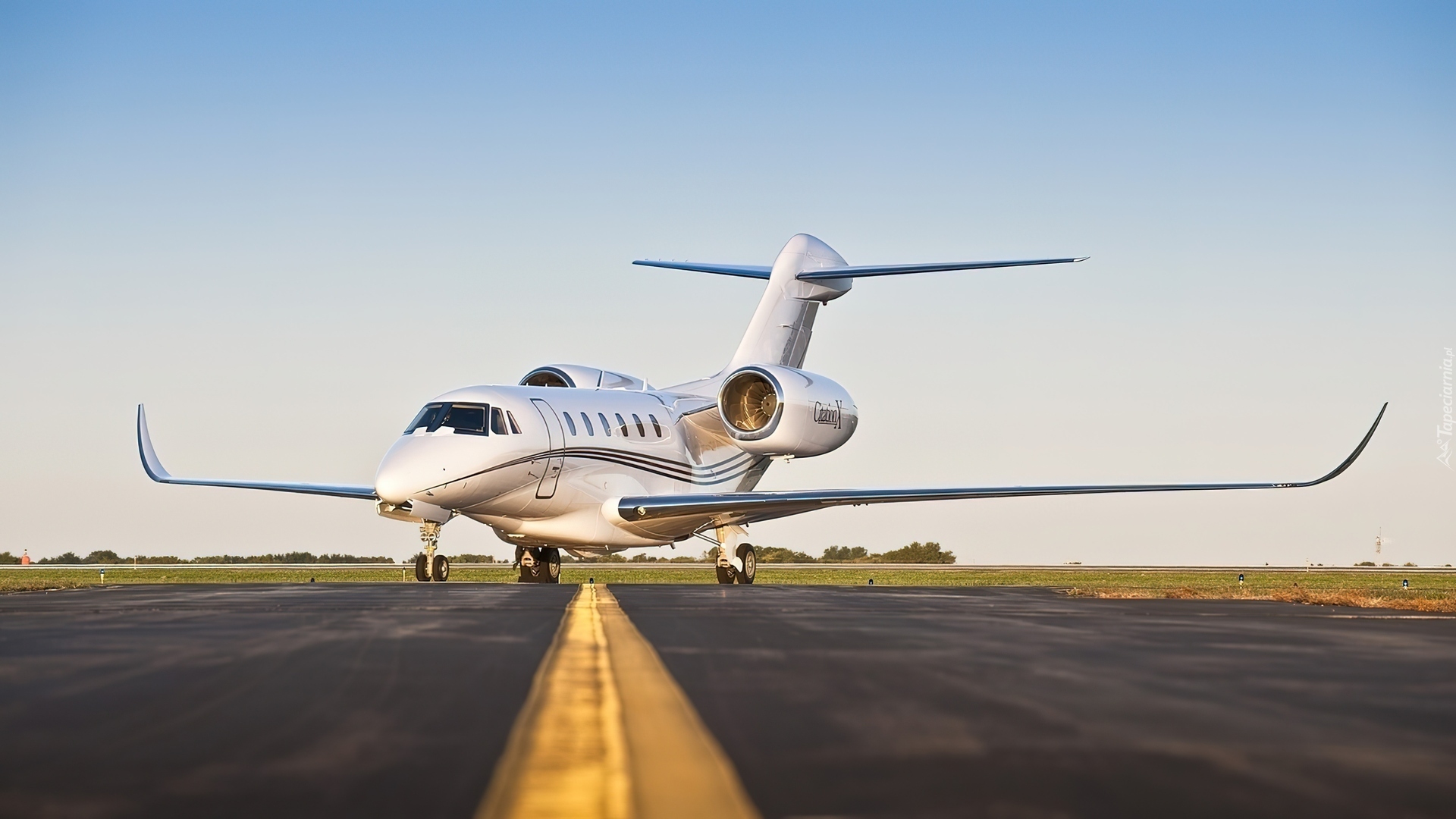 Samolot, Cessna Citation-X, Pas, Startowy