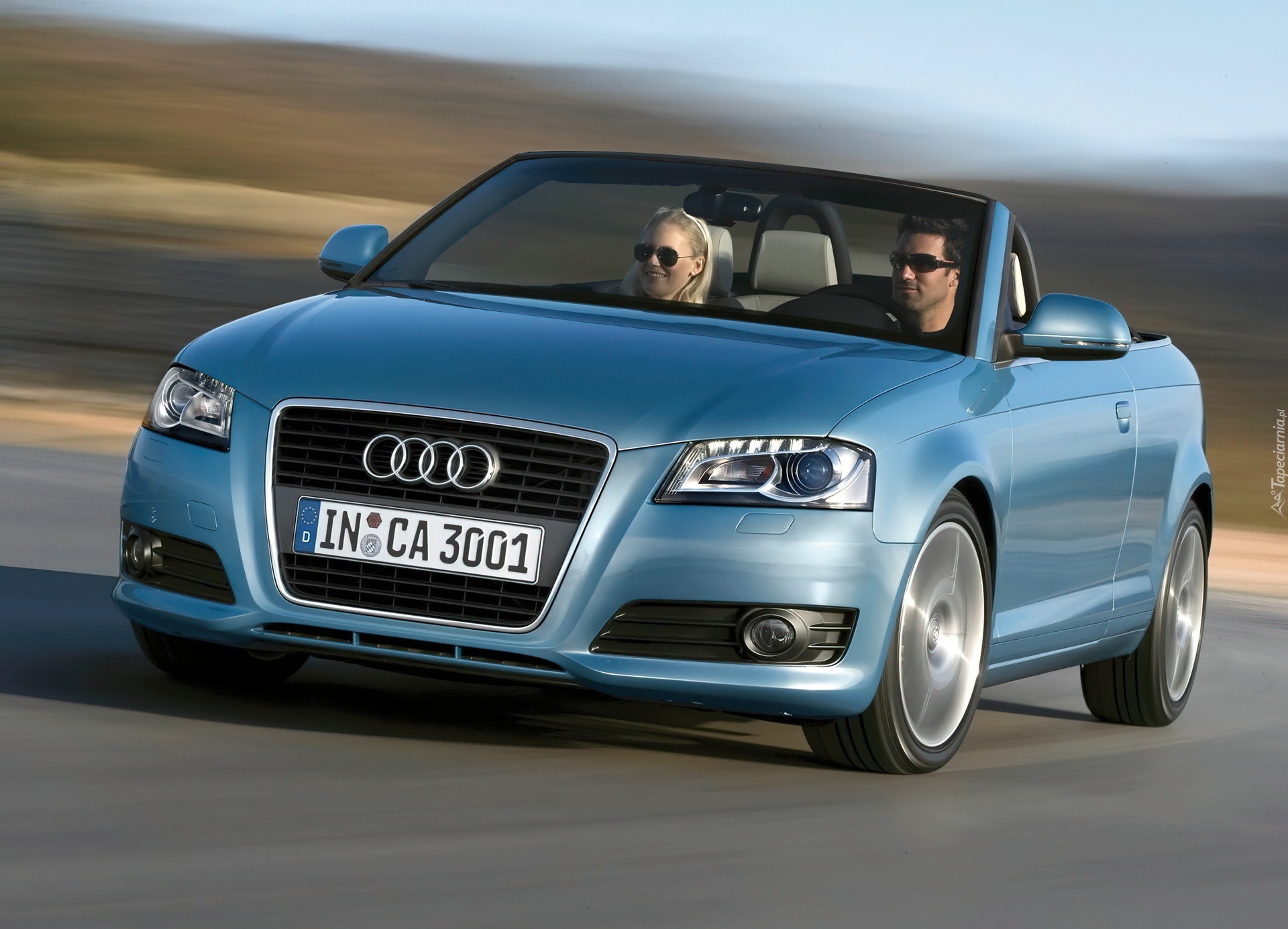 Audi A3, Cabriolet, Niebieski