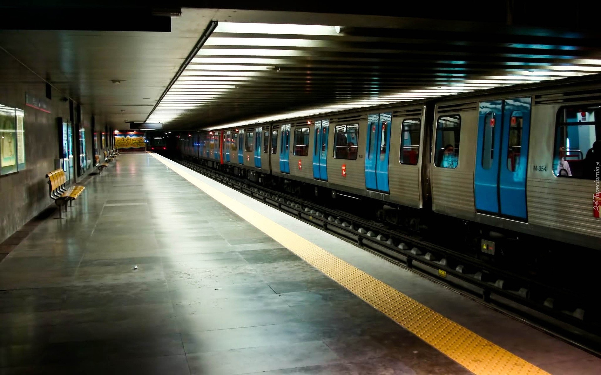 Metro, Stacja, Peron