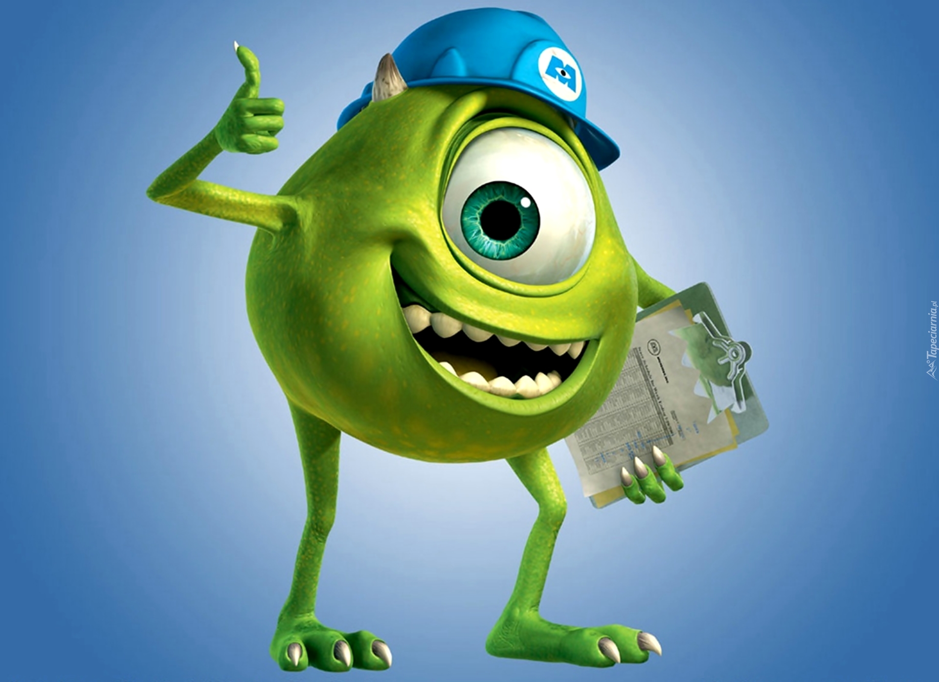 Mike Wazowski, Potwory i spółka, Monsters Inc, Oko