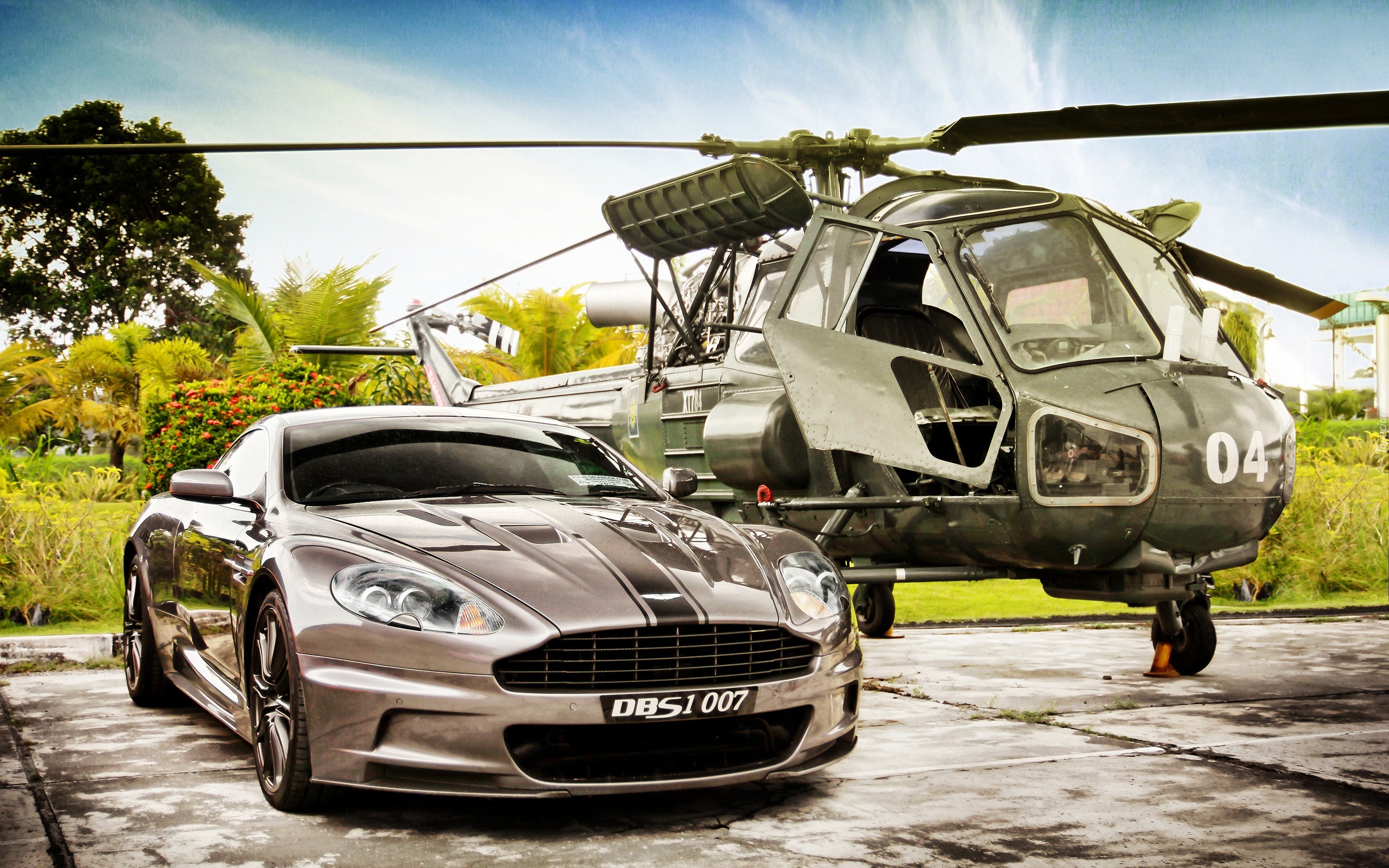 Aston Martin Dbs, Helikopter