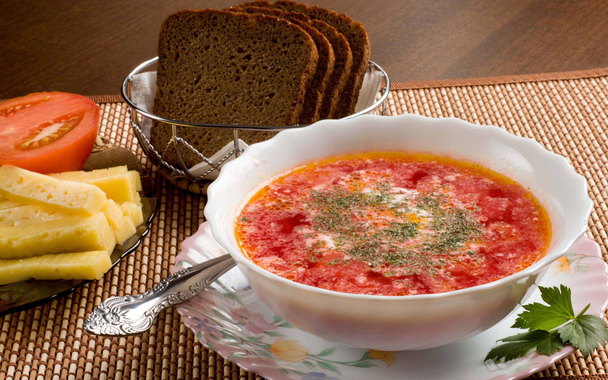 Zupa, Pomidorowa, Chleb
