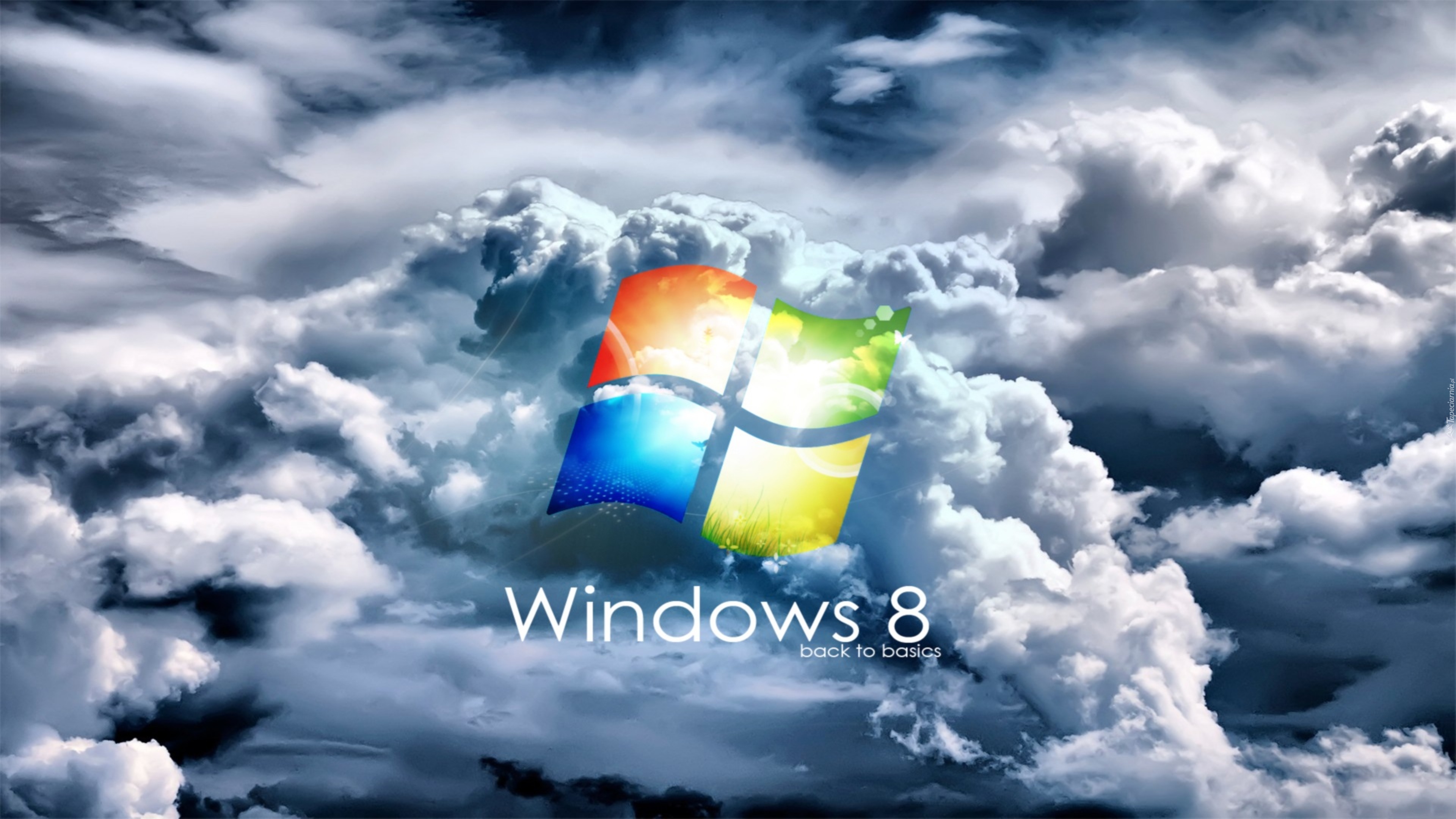 Chmury, Windows, Osiem, Logo