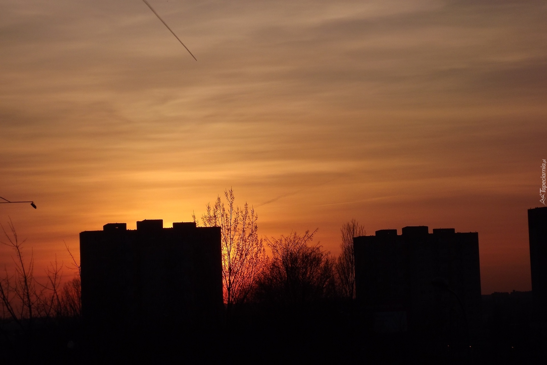 Zachód, Słońca, Wieżowce