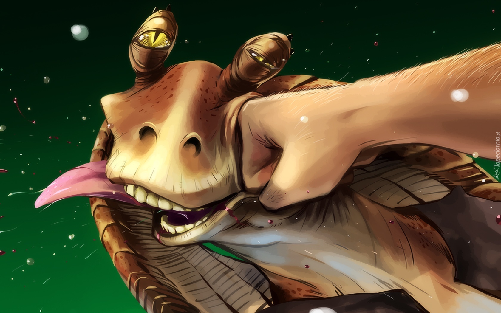 Jar Jar Binks, Pięść