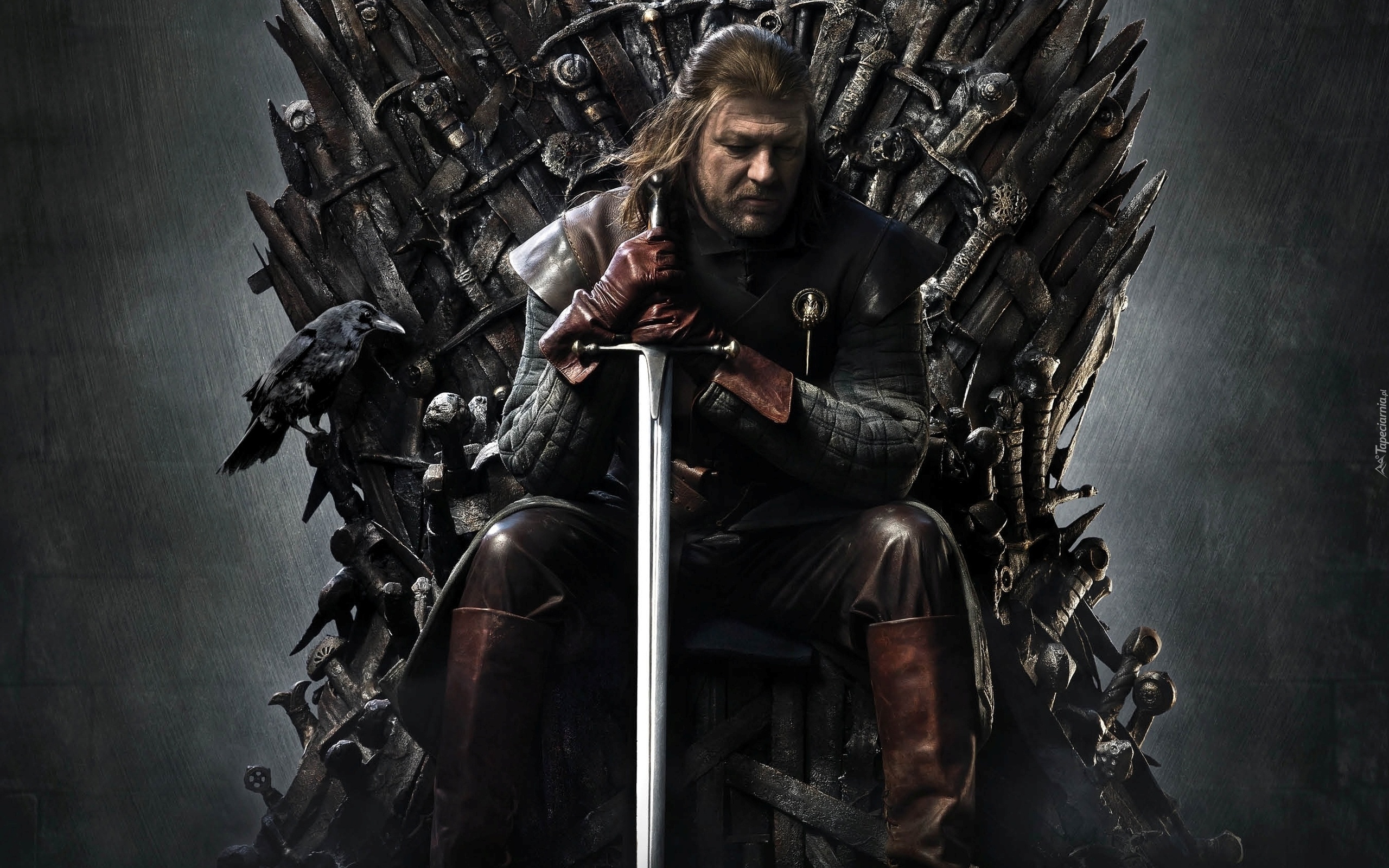 Sean Bean, Gra o tron, Game of Thrones, Miecz, Kruk