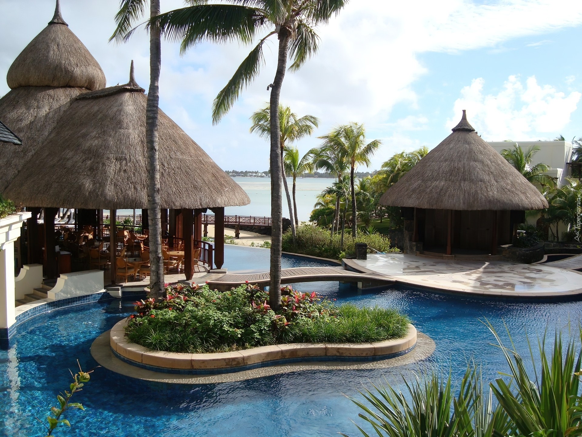 Hotel, Basen, Mauritius