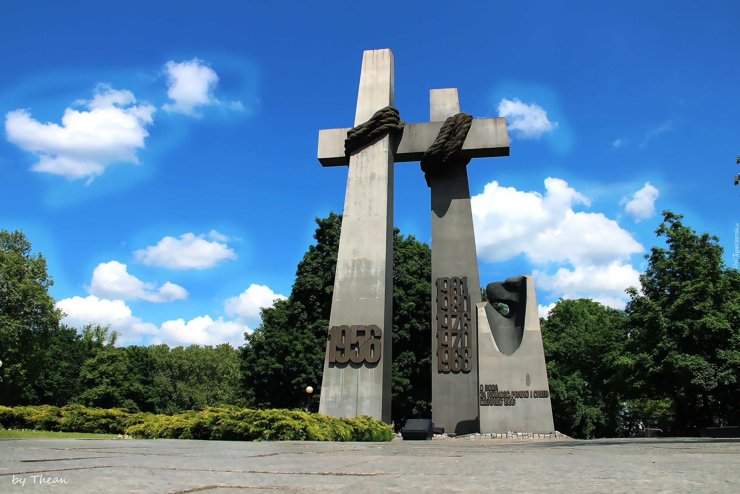 Pomnik, Ofiar, Czerwca, 1956, Roku