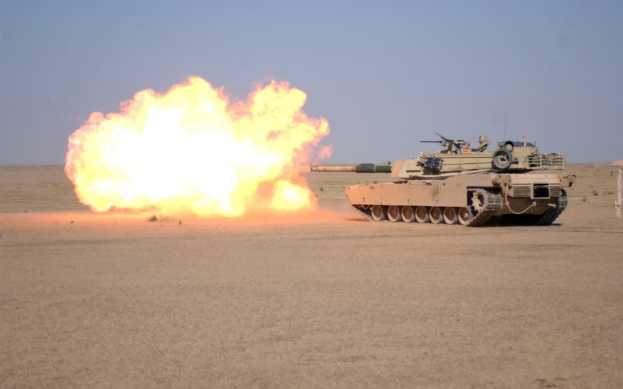 M1A1 Abrams, Strzał, Ogień, Pustynia