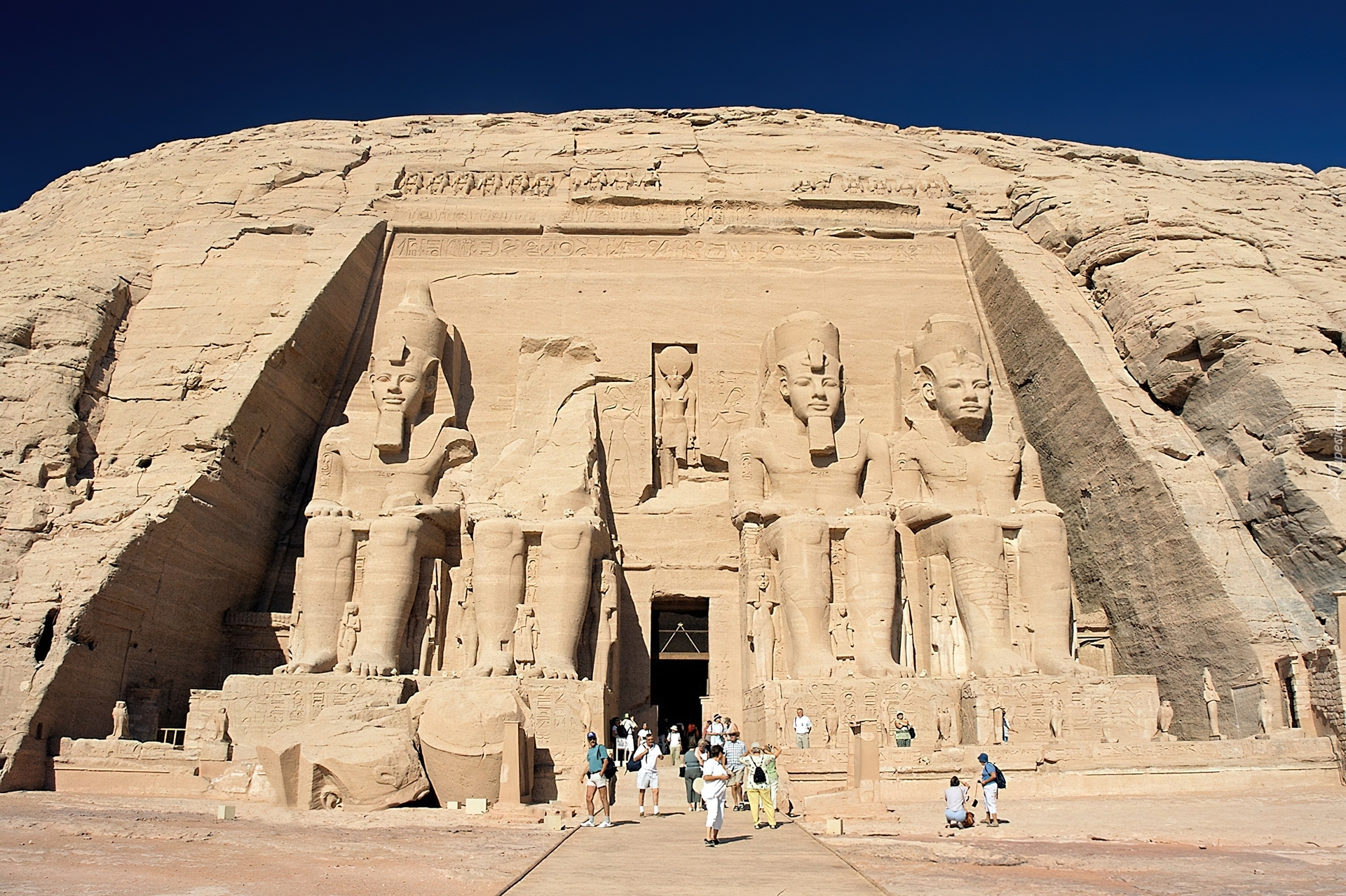 Egipt, Abu Simbel, Świątynia, Ramzesa