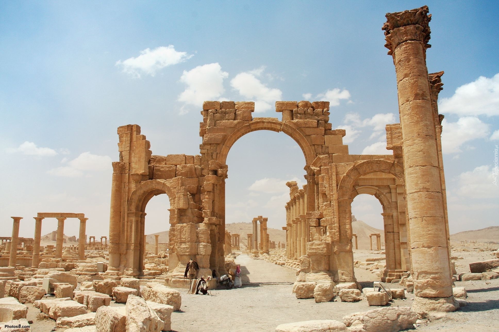 Ruiny, Palmyra, Syria