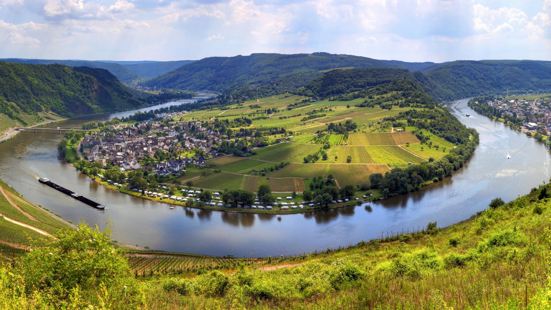 Panorama, Miasta, Wielka, Rzeka