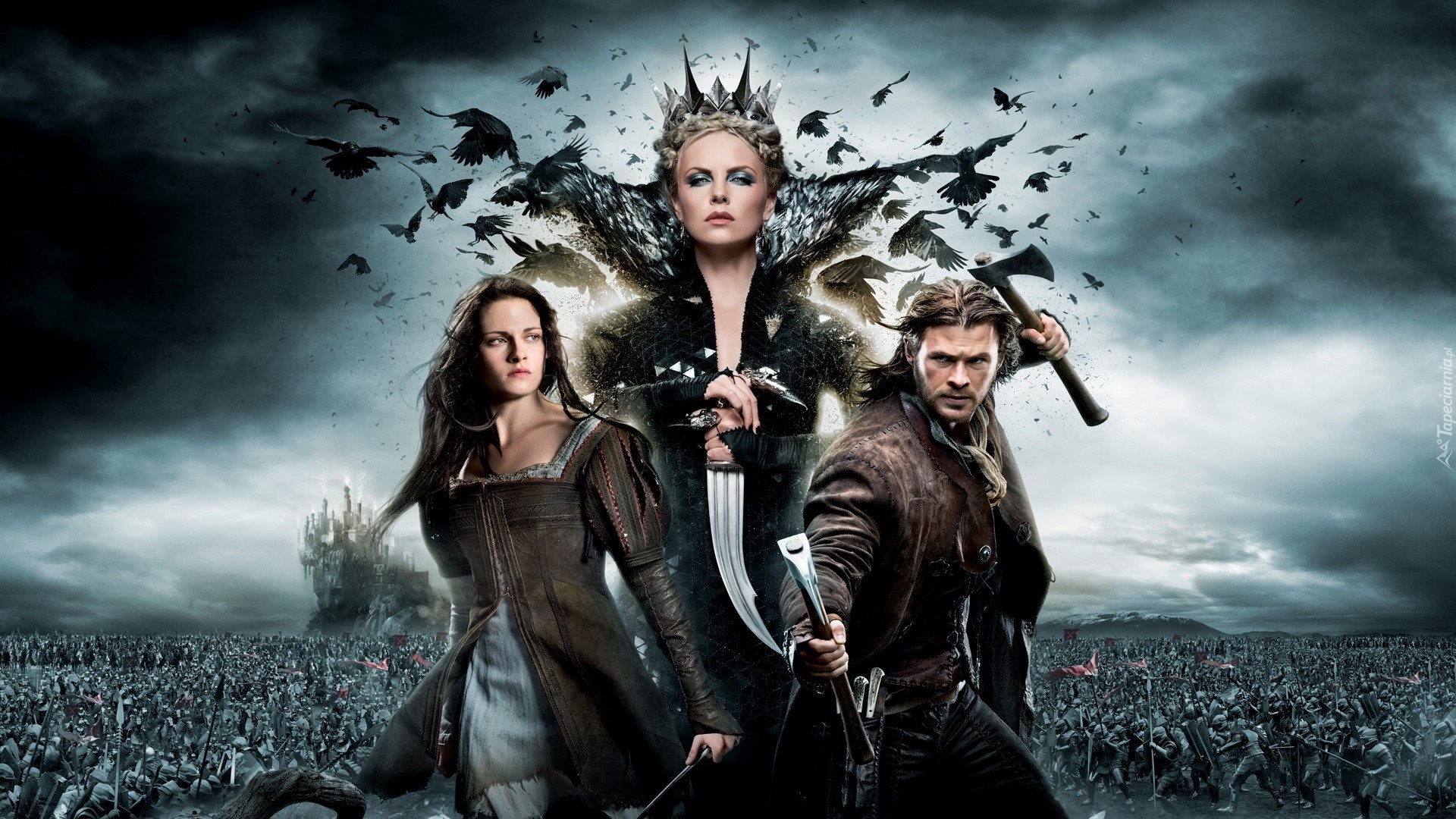 Królewna Śnieżka I Łowca, Charlize Theron, Kristen Stewart, Chris Hemsworth