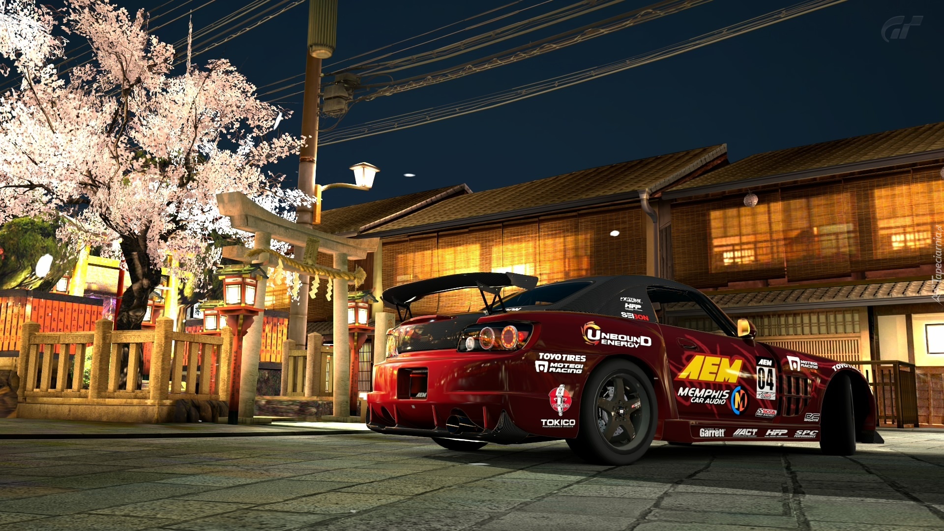 Honda S2000, Tuning AEM, Gran Turismo5, Gion, Kioto