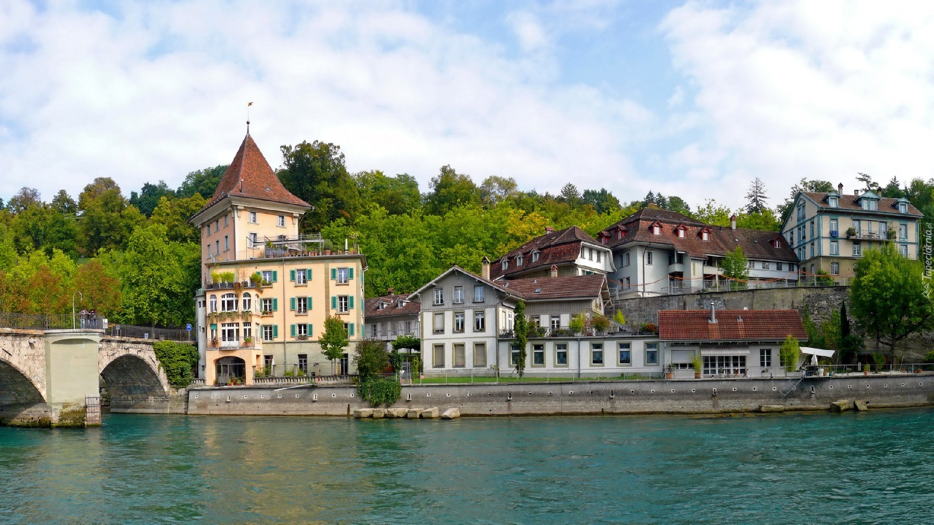 Panorama, Miasta, Untertorbruck, Szwajcaria