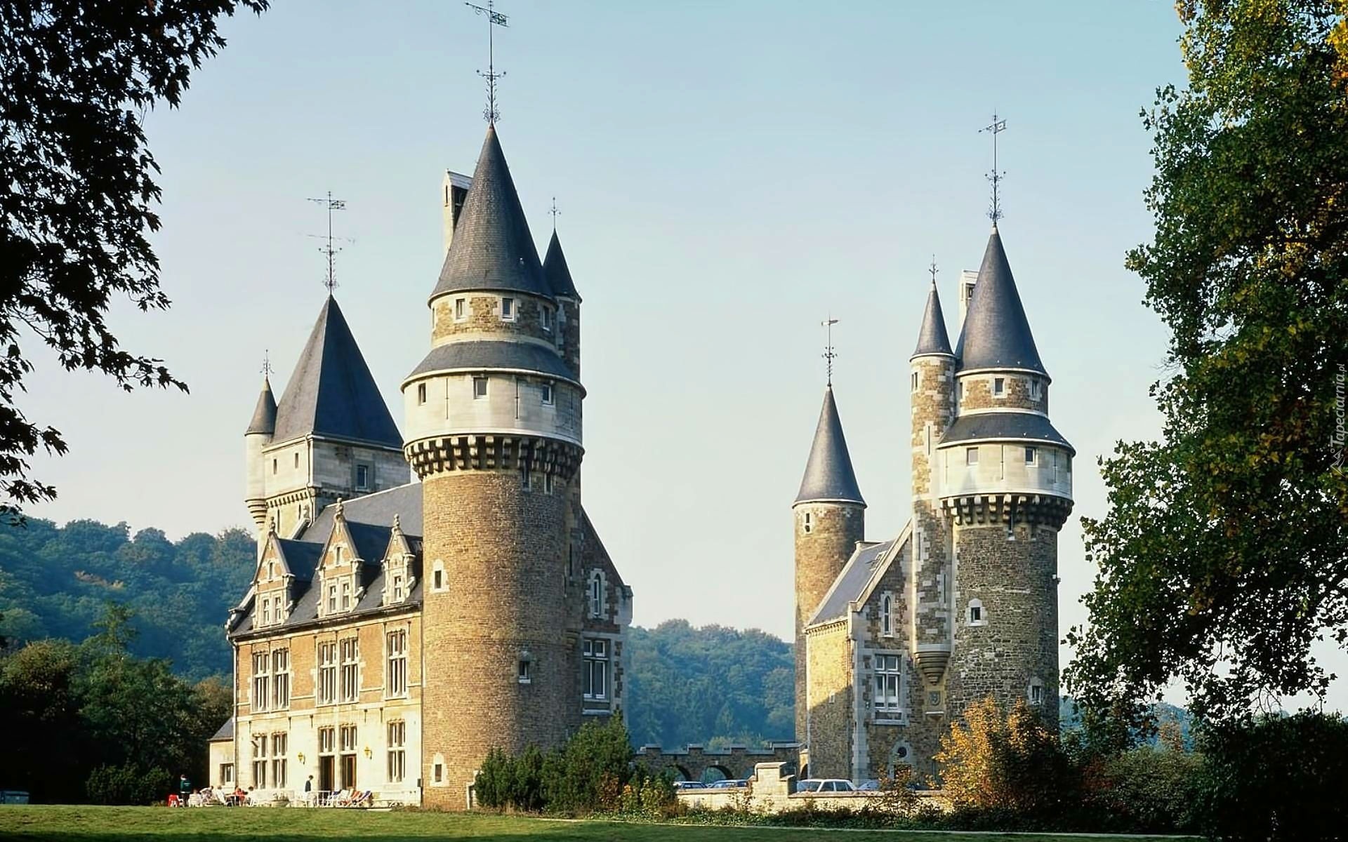 Zamek, Faulx Les Tombes, Namur, Francja

