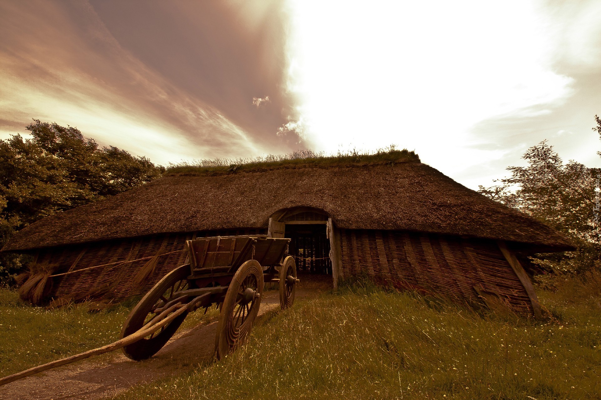 Stodoła, Wikingów