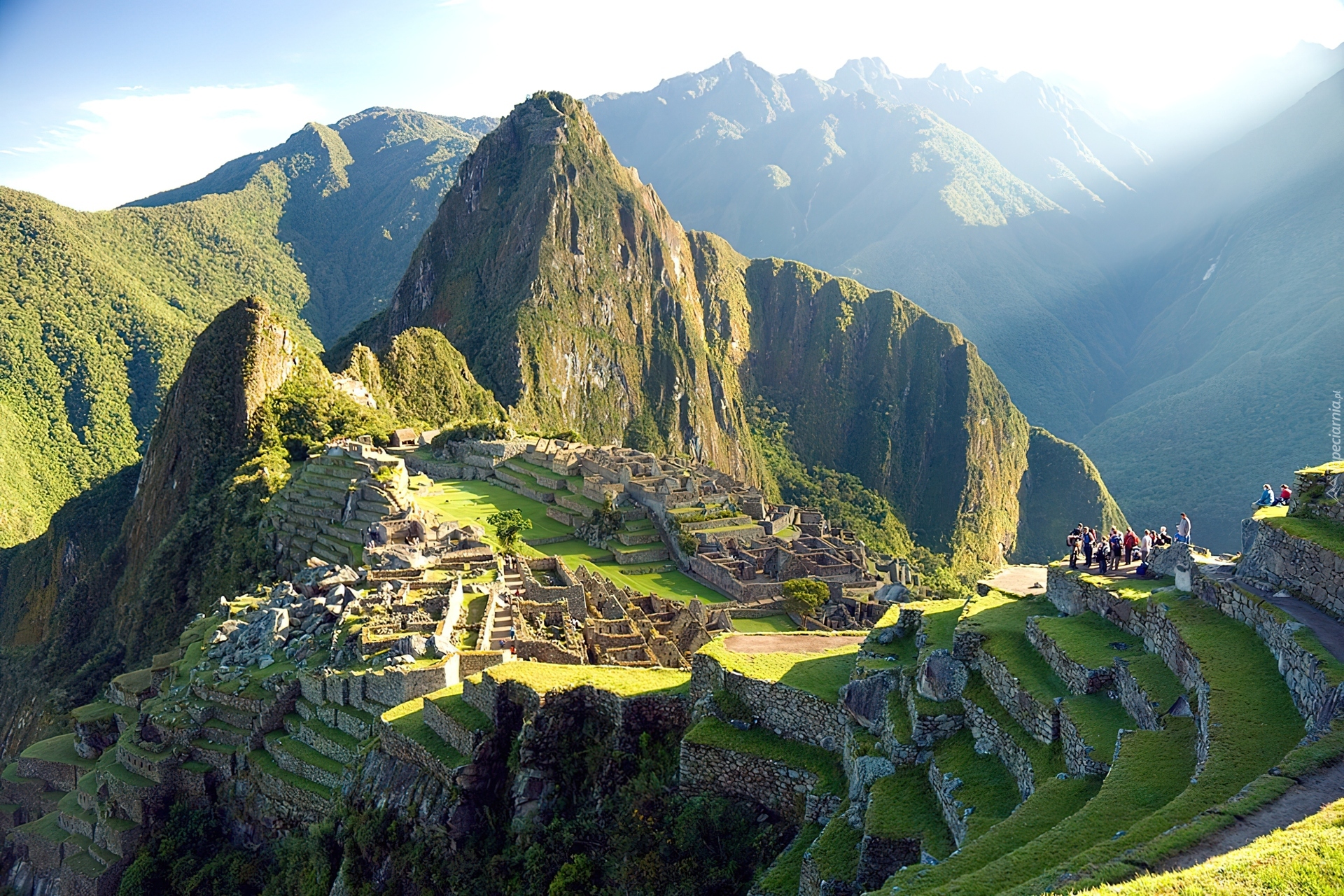 Machu Picchu, Góry, Ruiny