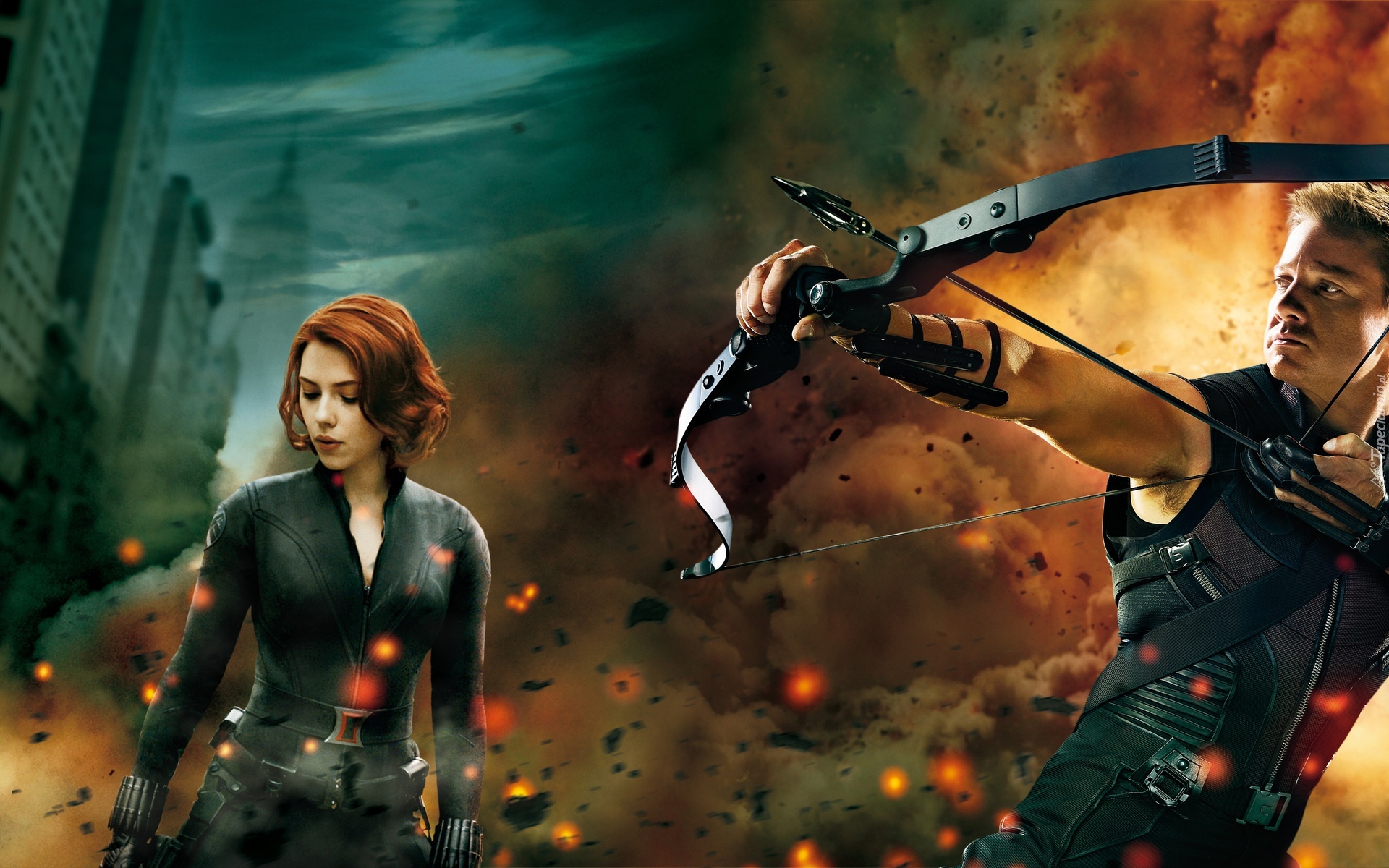 Avengers, Bohaterowie, Scarlett Johansson, Jeremy Renner