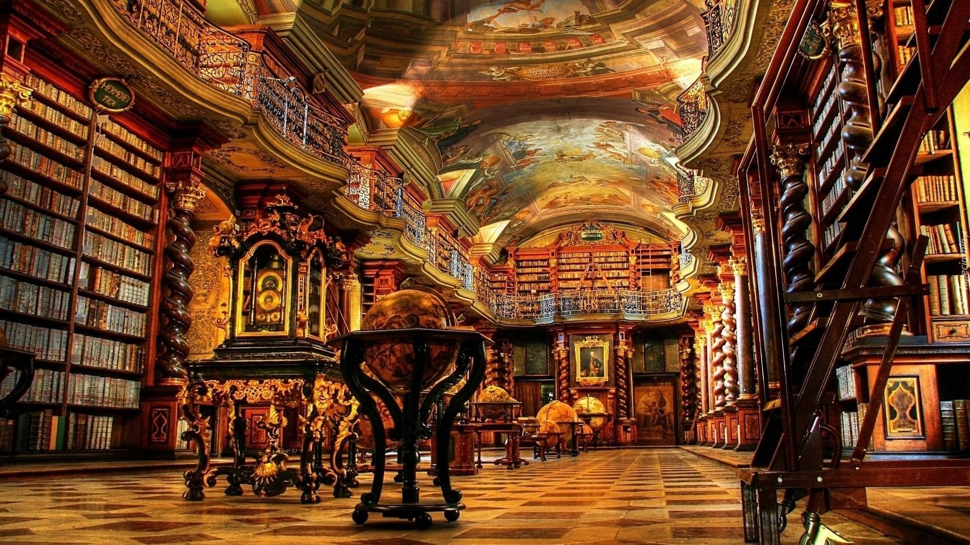 Clementinum, Biblioteka, Praga, Czechy